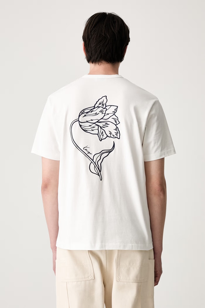 Kenzo T-shirt bawełniany męski