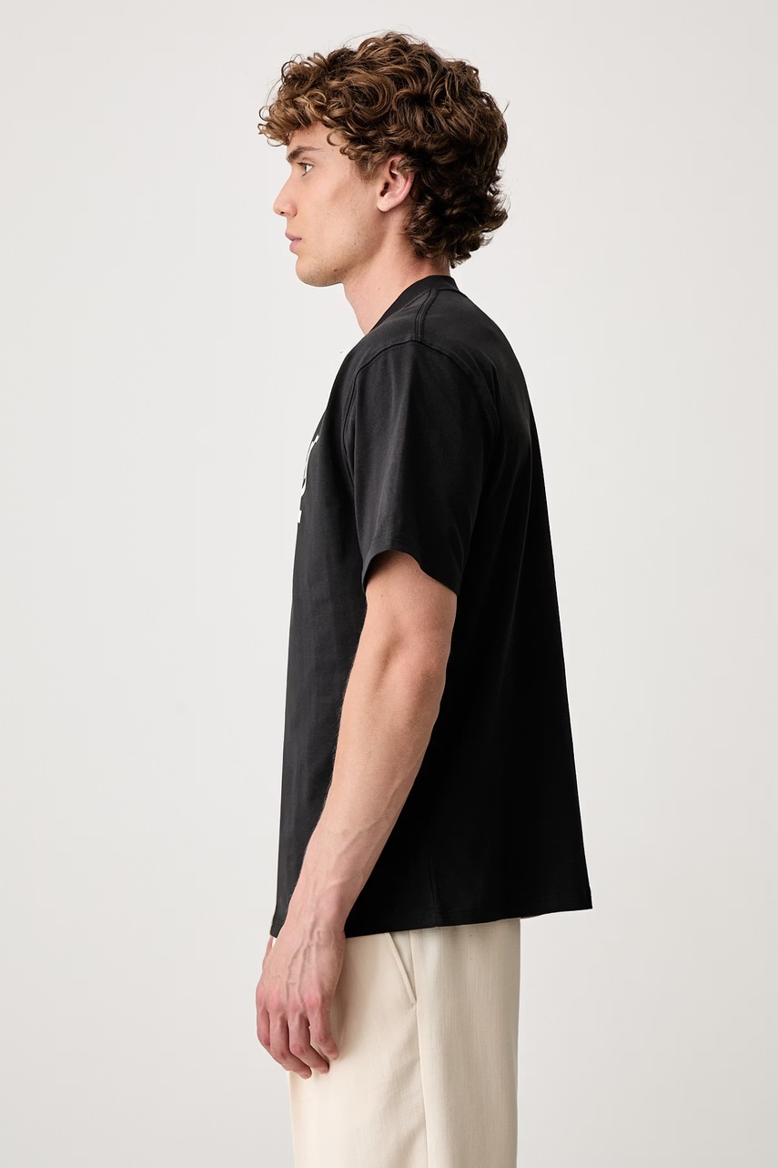 Barbour Mash Up T-shirt bawełniany męski (zdjęcie 4)