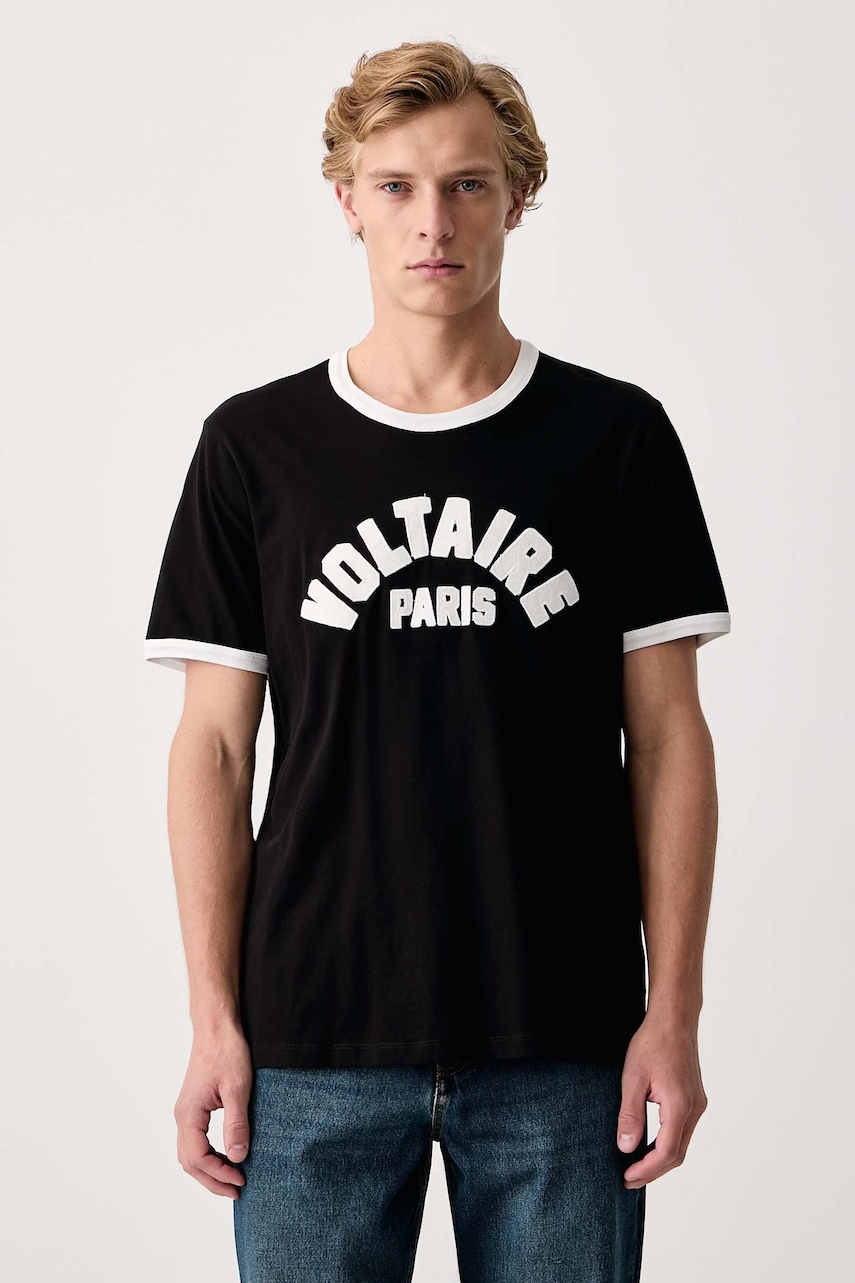 Zadig&Voltaire t-shirt ανδρικό βαμβακερό WOODY