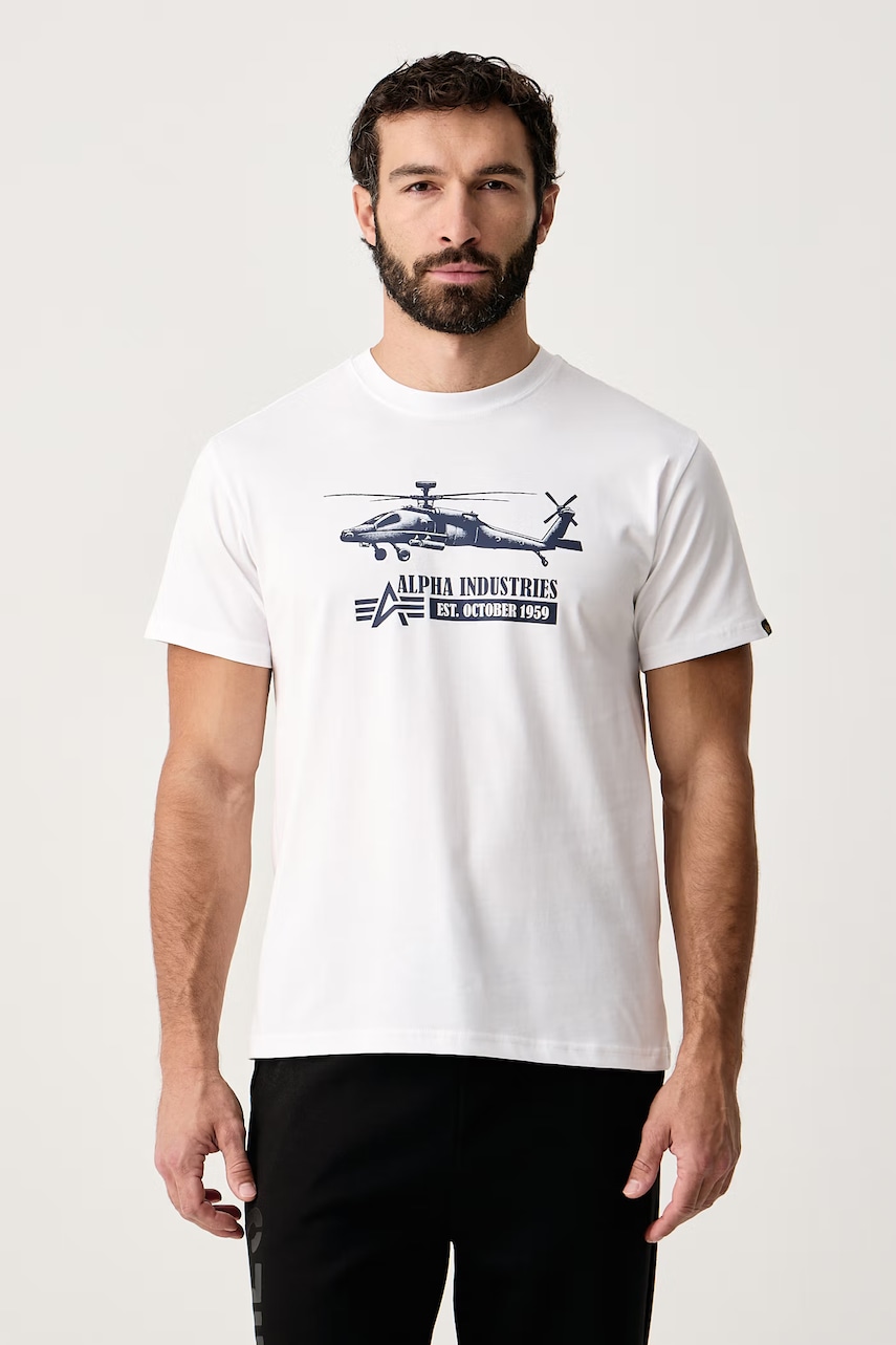 Alpha Industries majica za muškarce od pamuka Airborn Ops