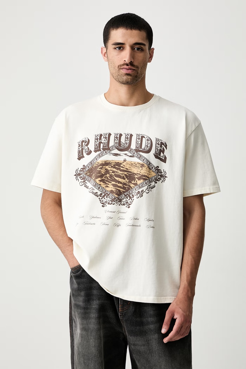 RHUDE tricou din bumbac pentru bărbați
