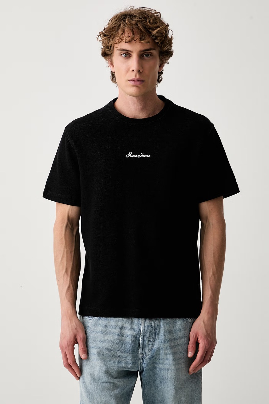 Guess Jeans t-shirt ανδρικό με βαμβάκι