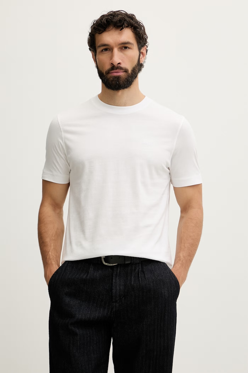 BOSS T-shirt męski bawełniany Thompson