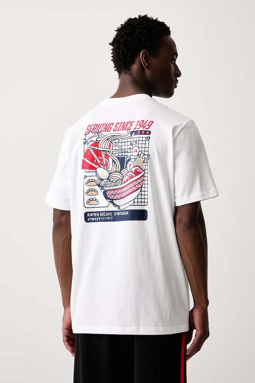 adidas T-shirt męski bawełniany Ramen