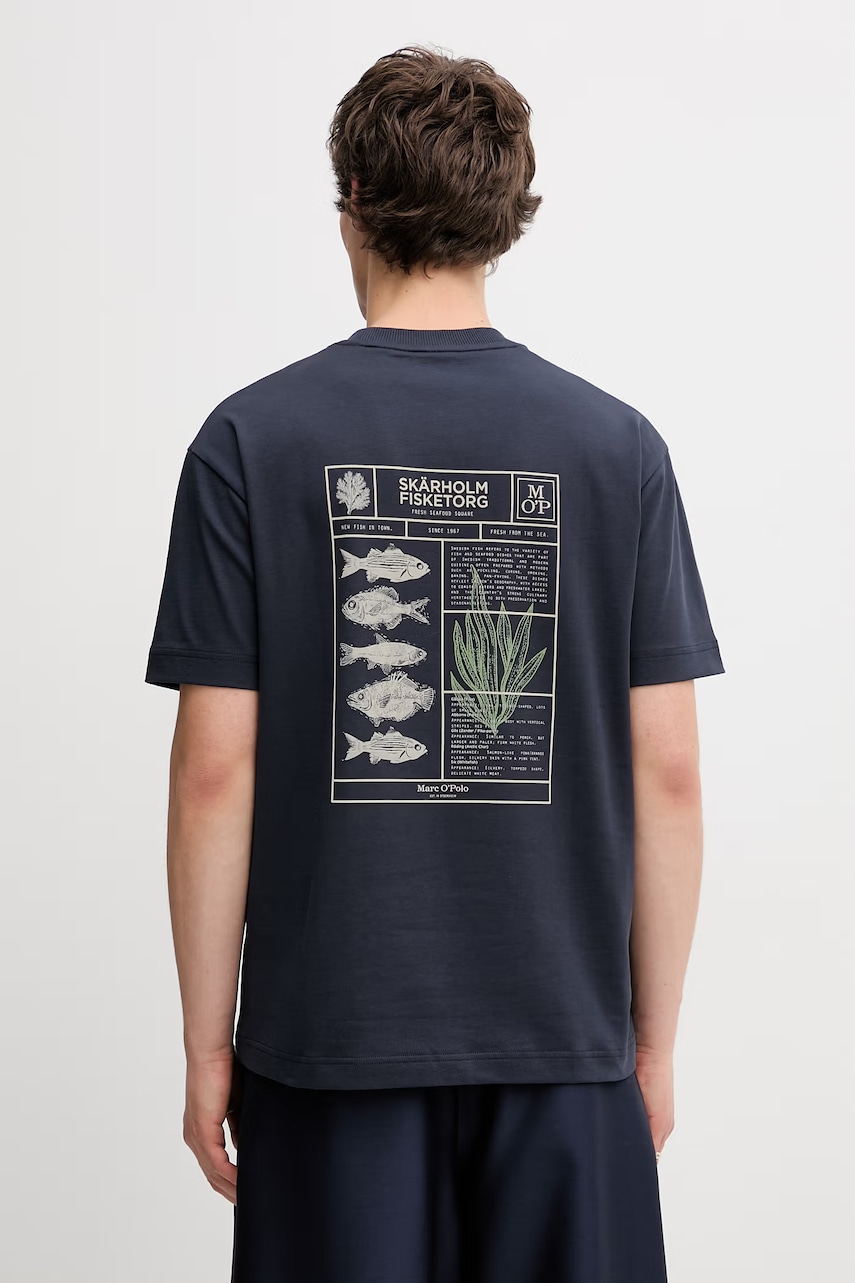 Marc O'Polo T-shirt męski bawełniany