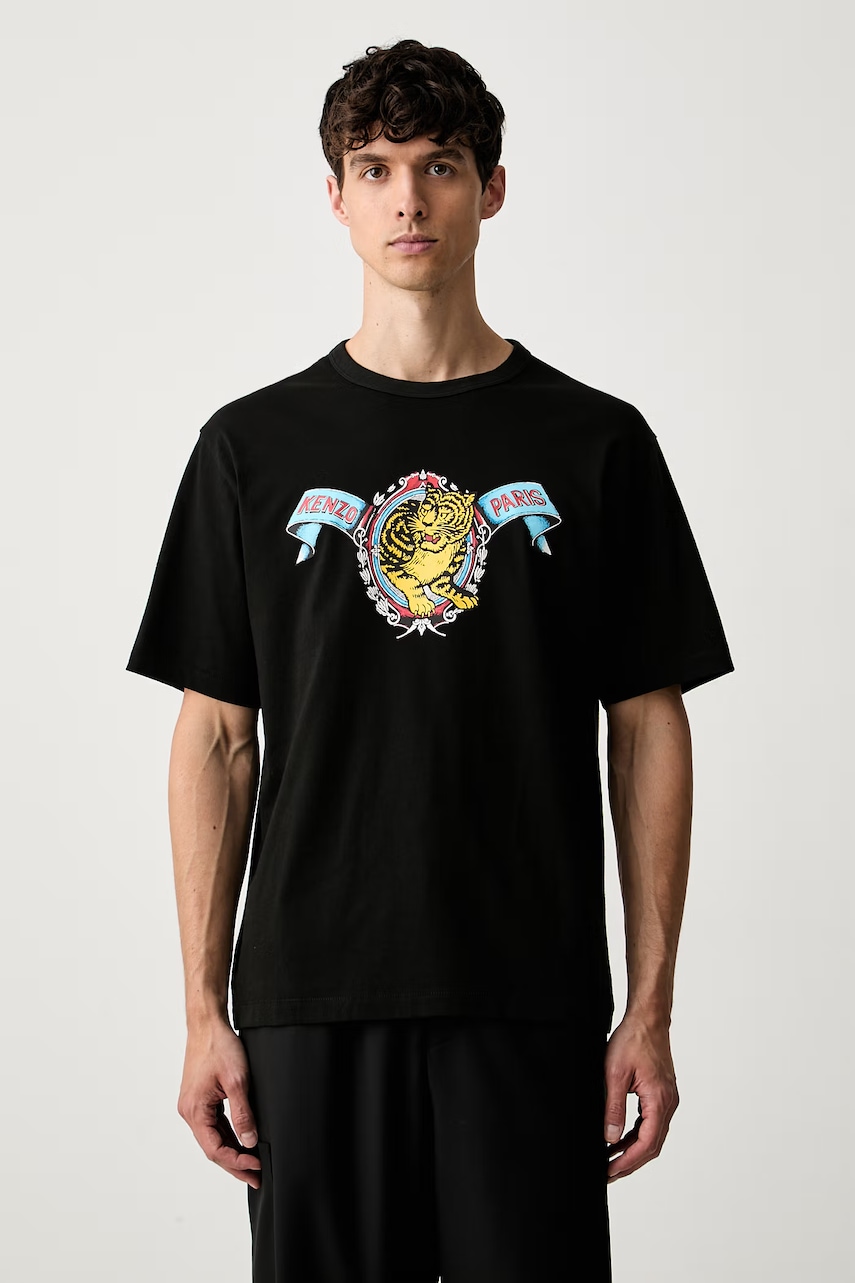 Kenzo T-shirt męski bawełniany