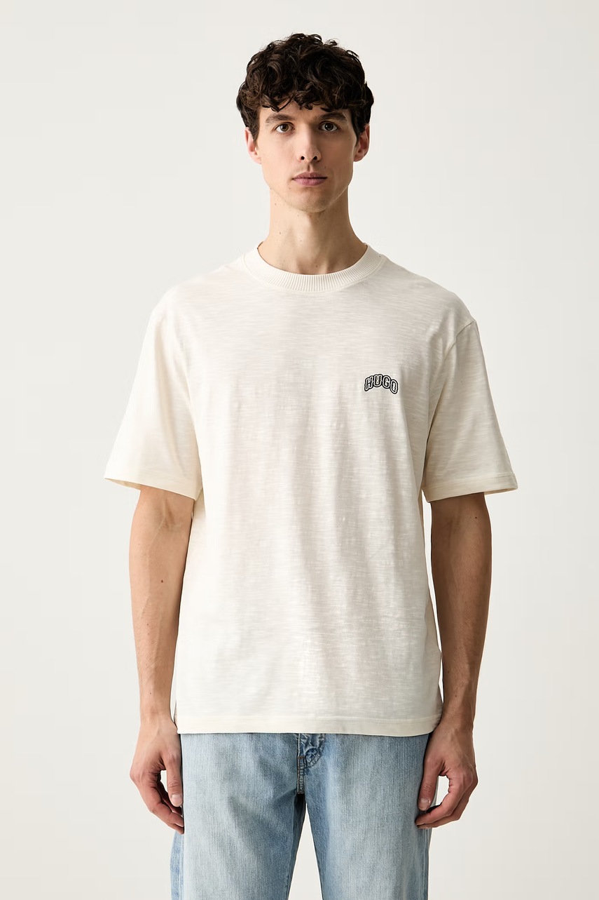 HUGO Blue tricou pentru bărbați din bumbac Nowboi