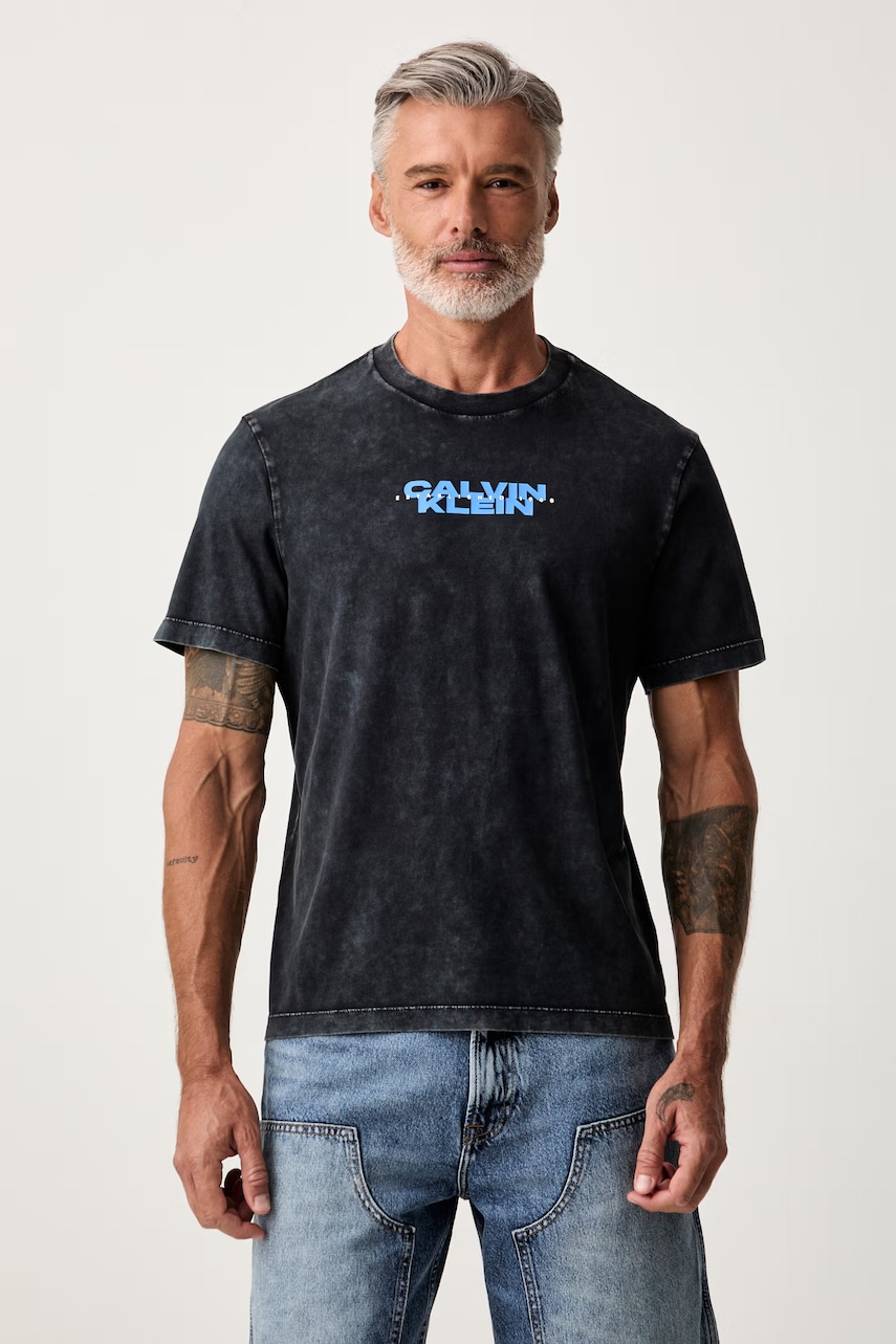 Calvin Klein Jeans t-shirt ανδρικό βαμβακερό