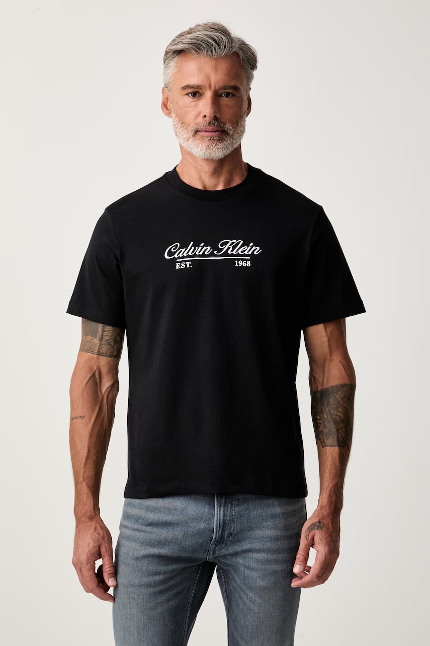 Calvin Klein Jeans t-shirt ανδρικό βαμβακερό