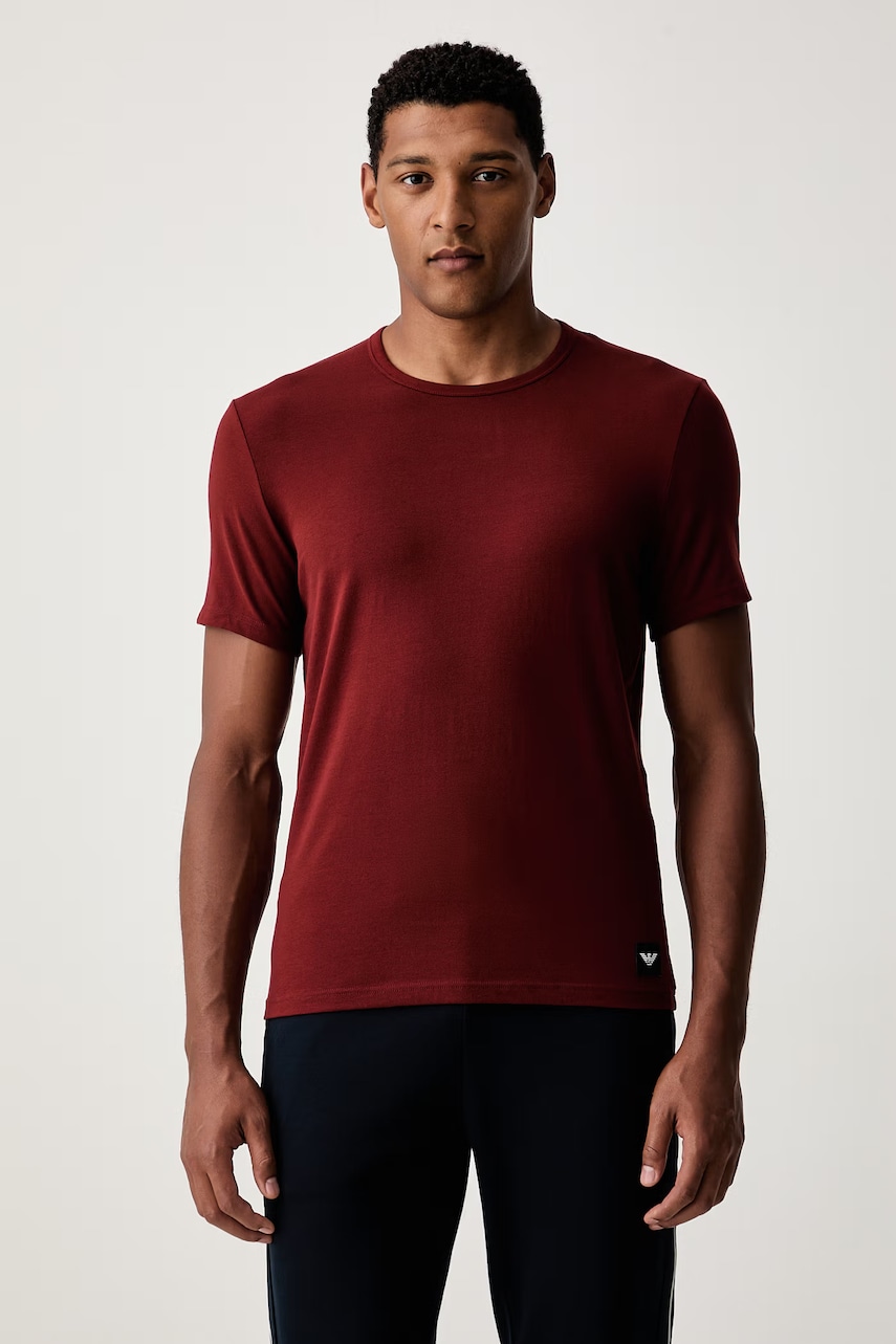 Emporio Armani Underwear T-shirt męski bawełniany z elastanem 2-pack