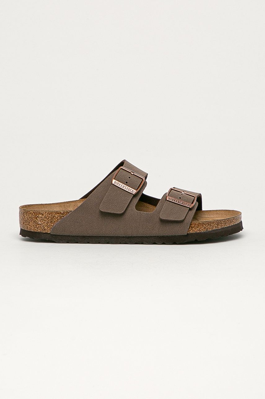 Birkenstock papuci Arizona culoarea maro, 151181