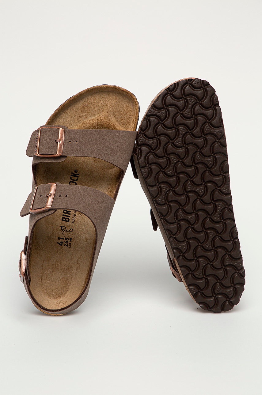 Сандалі Birkenstock Milano чоловічі колір коричневий 634501 