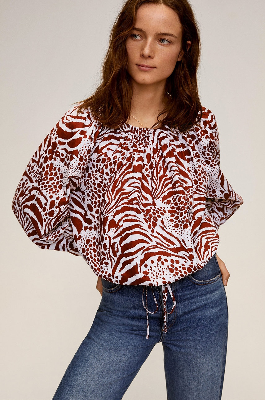 Mango - bluza alba