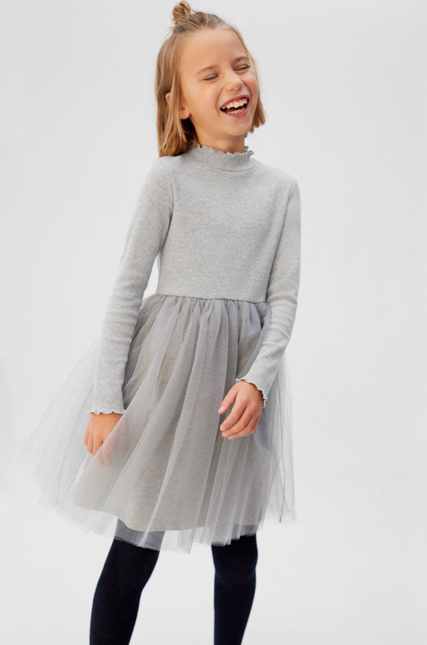 Mango Kids - Rochie fete Boston 110-152 cm.