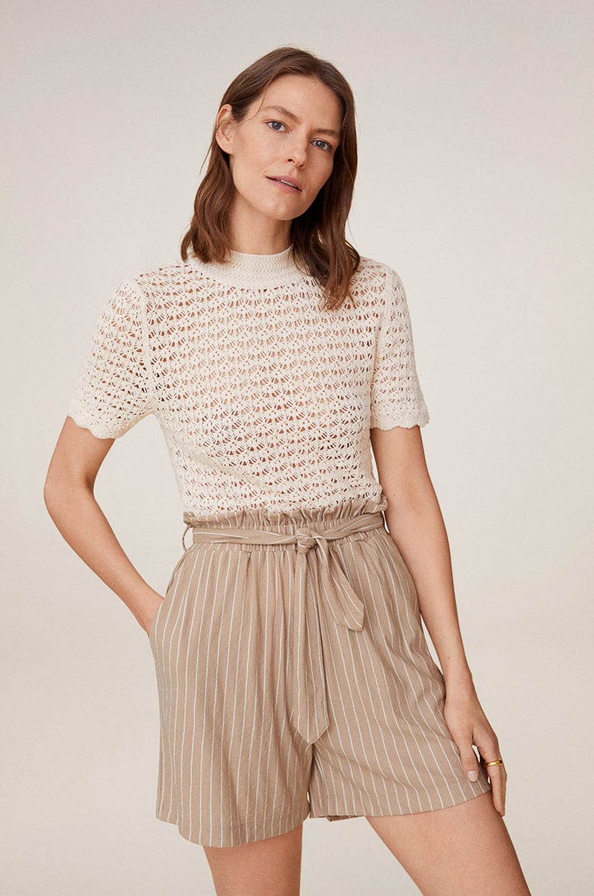 Mango - pantaloni scurti diamante