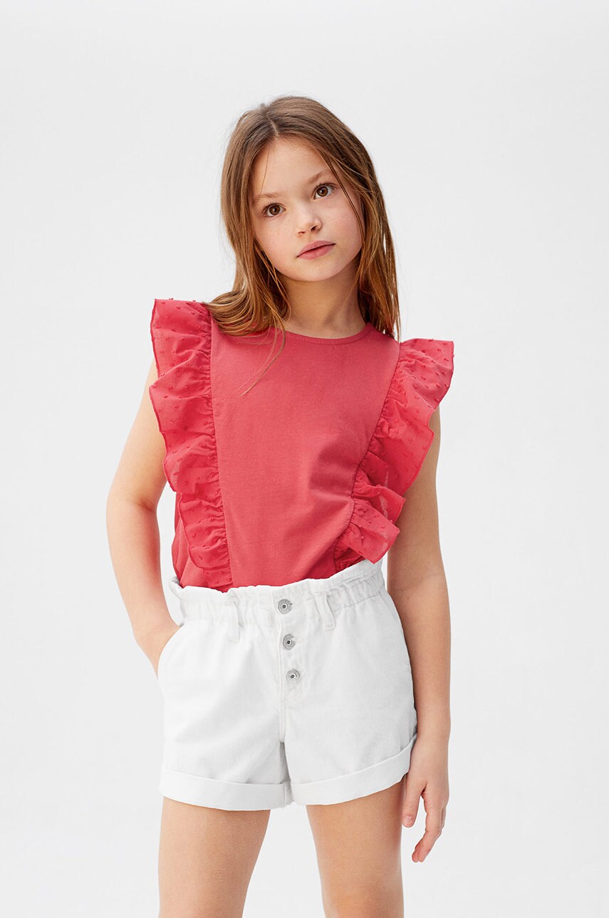 Mango kids - pantaloni scurti copii gala 110-164 cm