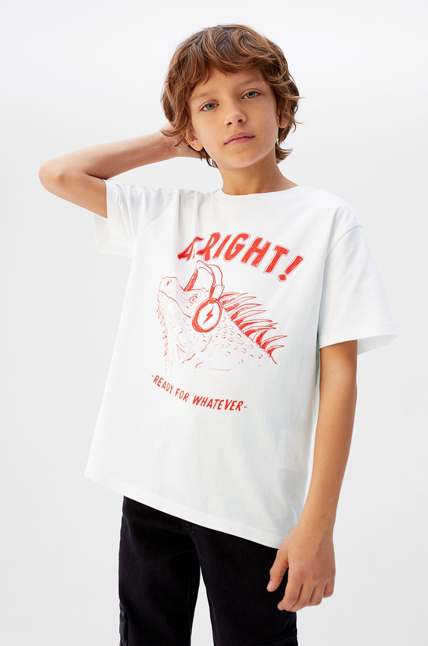 Mango kids - tricou copii king 110-164 cm
