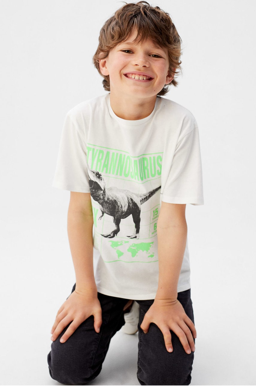 Mango kids - tricou copii rex 110-152 cm