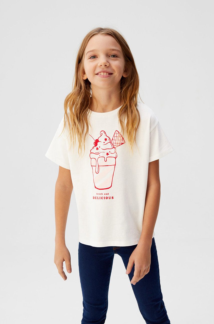 Mango Kids - Tricou copii Candy 110-164 cm