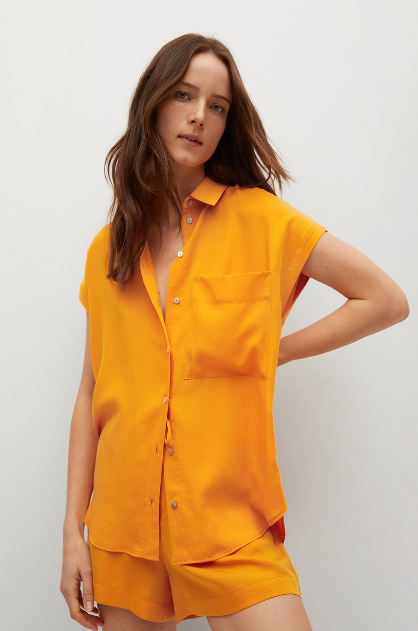 Рубашка Lim Mango оранжевый