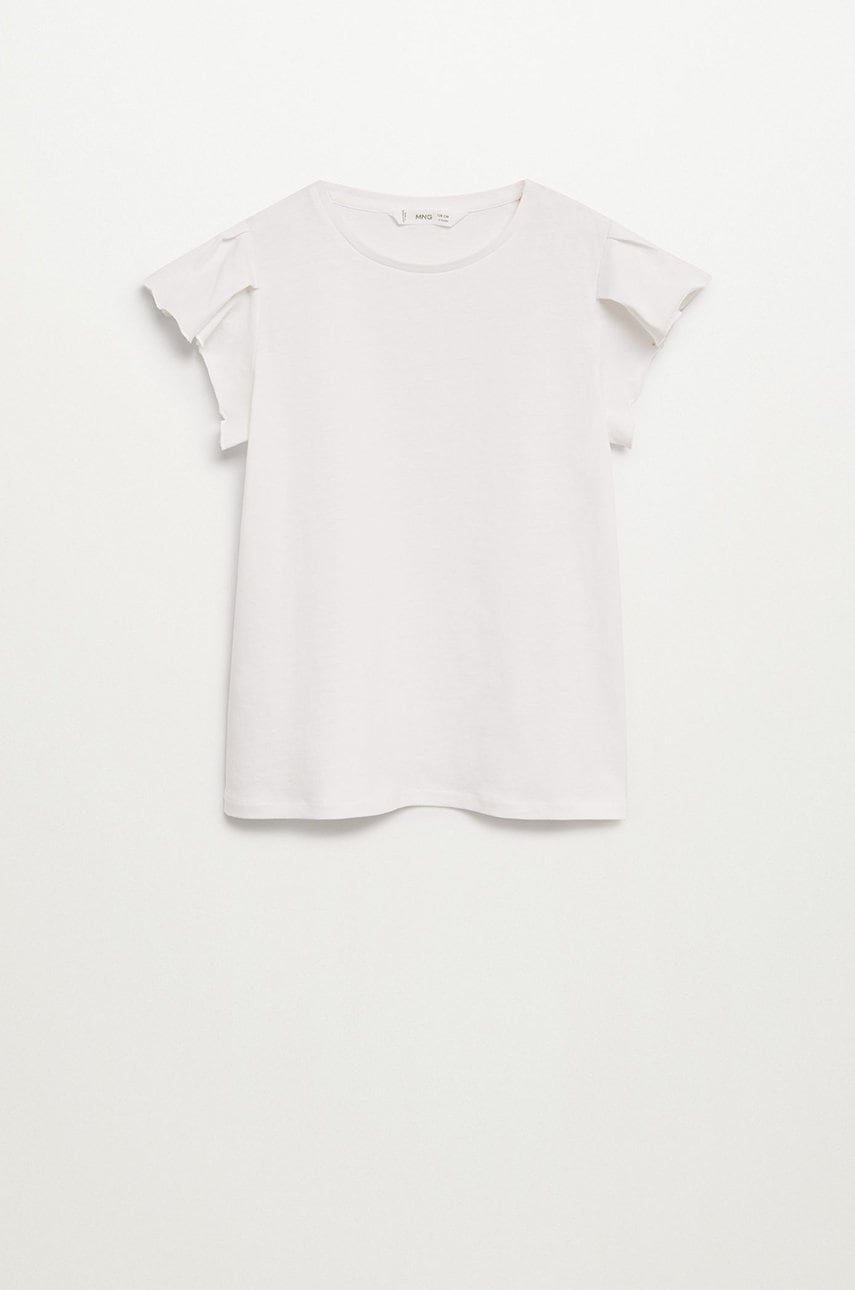 Mango Kids - tricou copii soft 110-164 cm