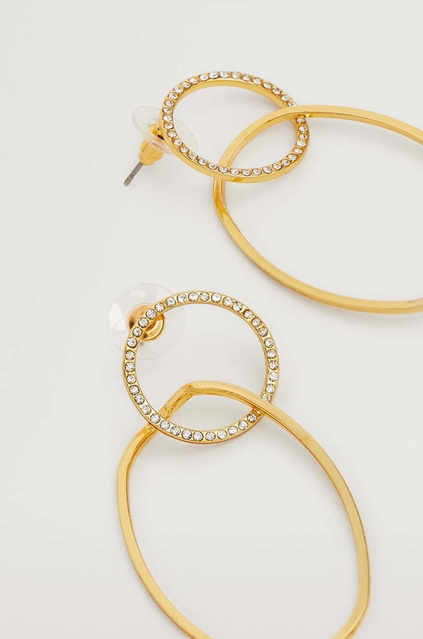 

Сережки Mango цвет золотой