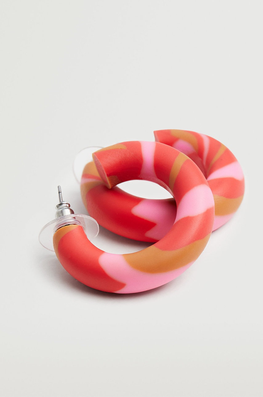 

Сережки Mango цвет розовый