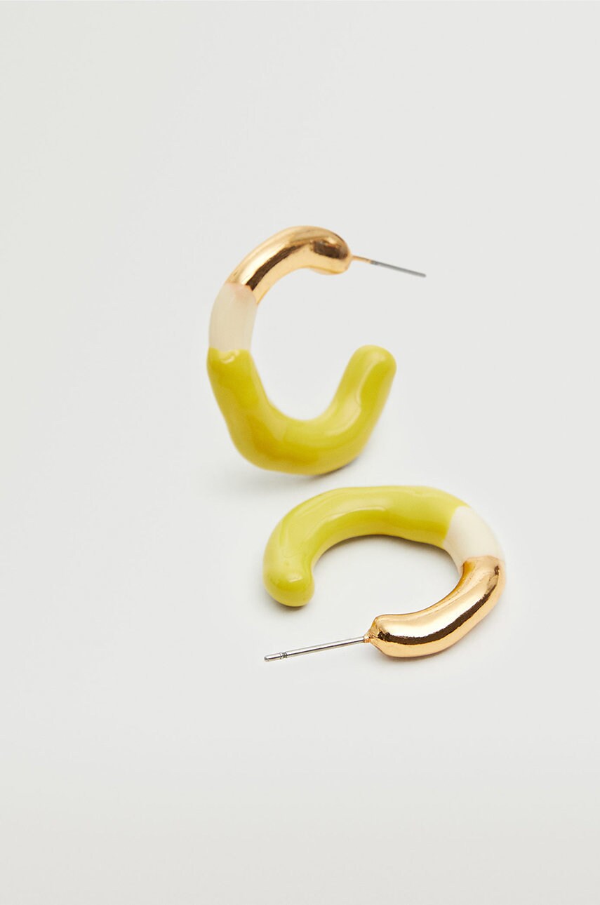

Сережки Mango колір золотий
