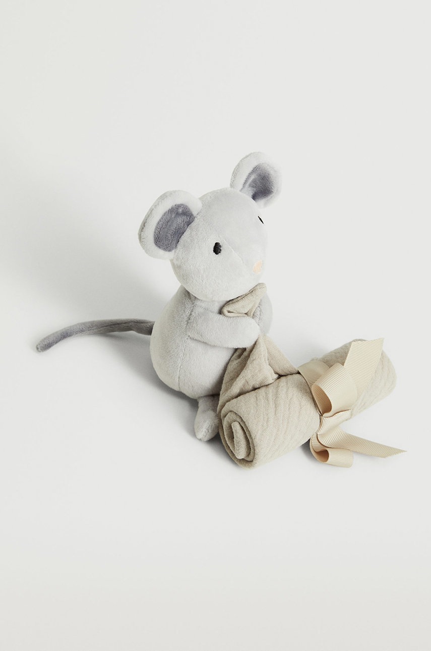 

Бебешко одеяло Mouse Mango Kids в сиво, Сив