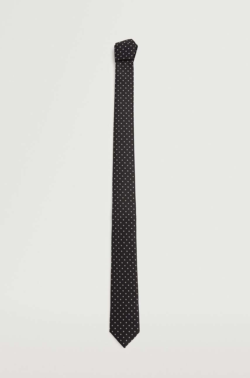 Mango Man cravata culoarea negru 2022 ❤️ Pret Super answear imagine noua 2022