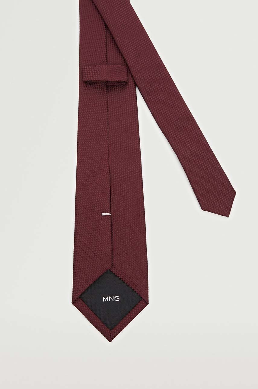 

Галстук Mango Man Basic7 цвет бордовый