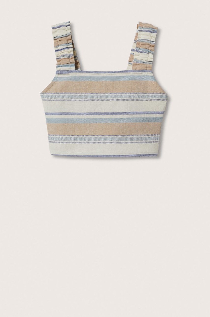 

Детска блуза Mango Kids с десен, Син