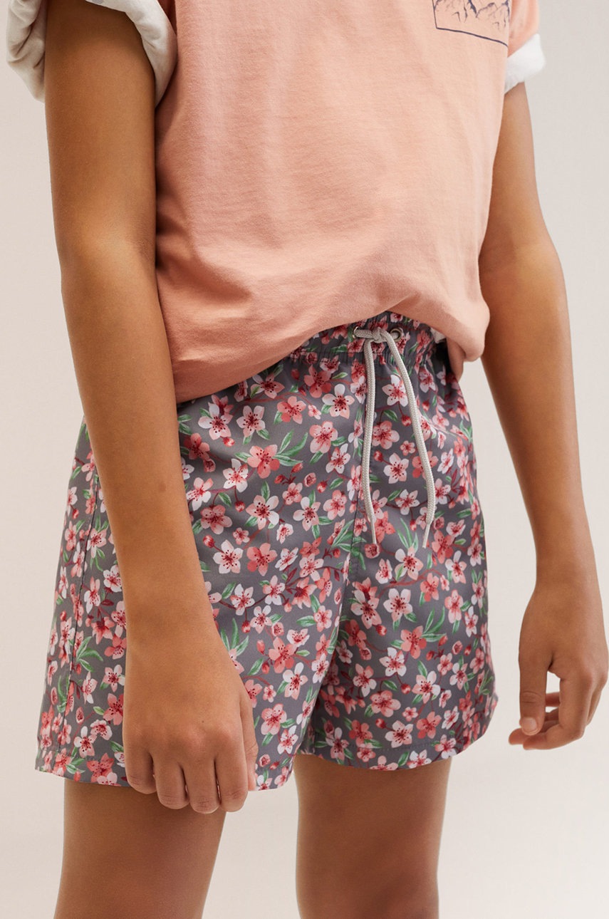 

Детски плувни шорти Mango Kids в кафяво, Кафяв