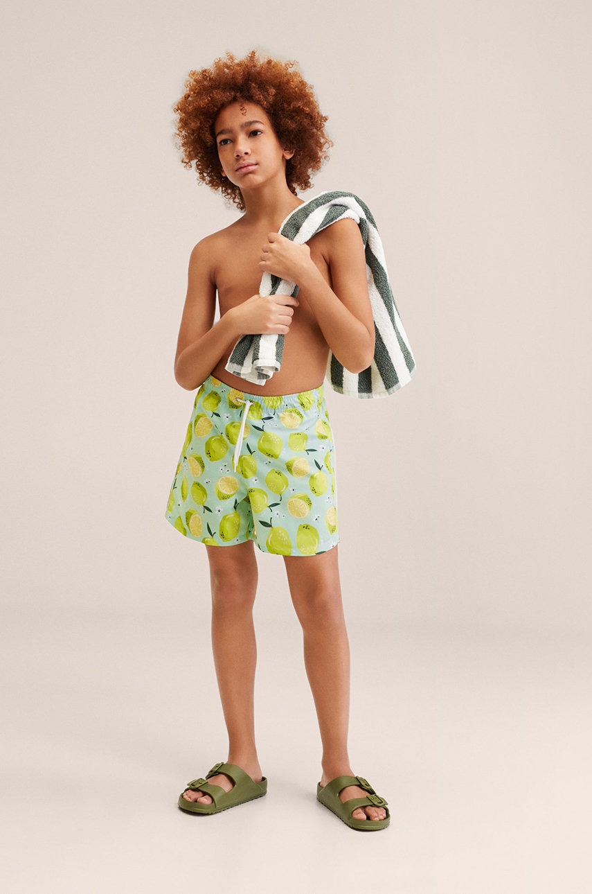 

Детские шорты для плавания Mango Kids Limab цвет жёлтый