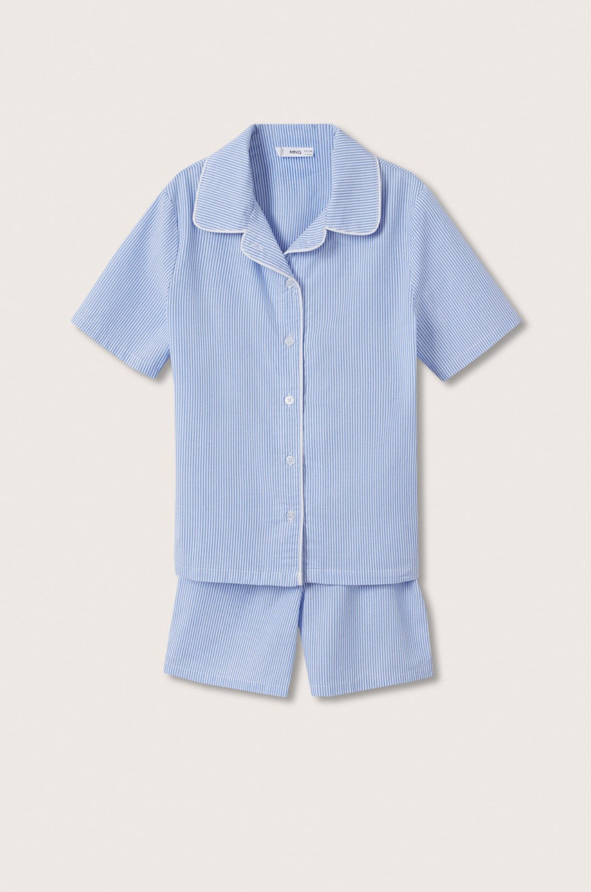

Детская хлопковая пижама Mango Kids Jules узор
