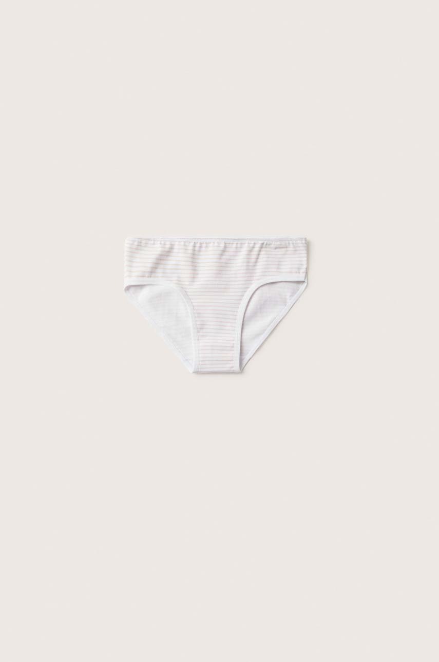 

Дитячі труси Mango Kids Rose (3-pack) колір білий