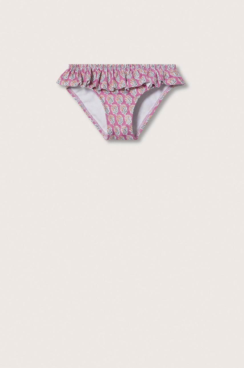 

Детско долнище на бански Mango Kids Batikbg в розово, Розов