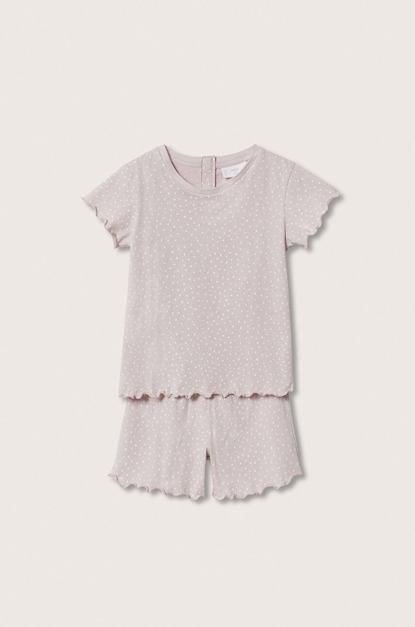 

Дитяча піжама Mango Kids Dottyb колір фіолетовий візерунок