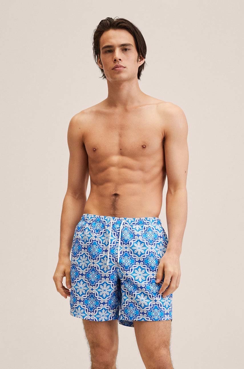 

Плувни шорти Mango Man Moltons, Син