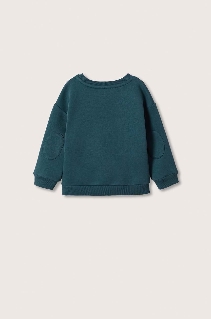 

Дитяча кофта Mango Kids колір синій гладка