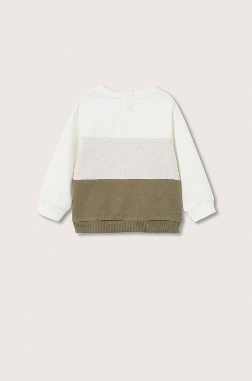 

Дитяча бавовняна кофта Mango Kids колір коричневий візерунок