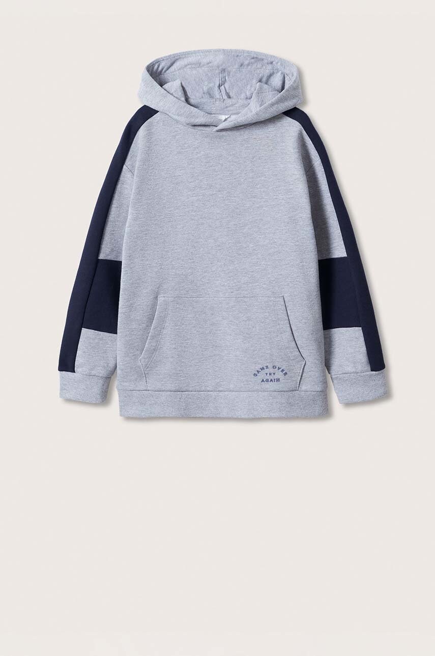

Детски суичър Mango Kids в сиво, Сив