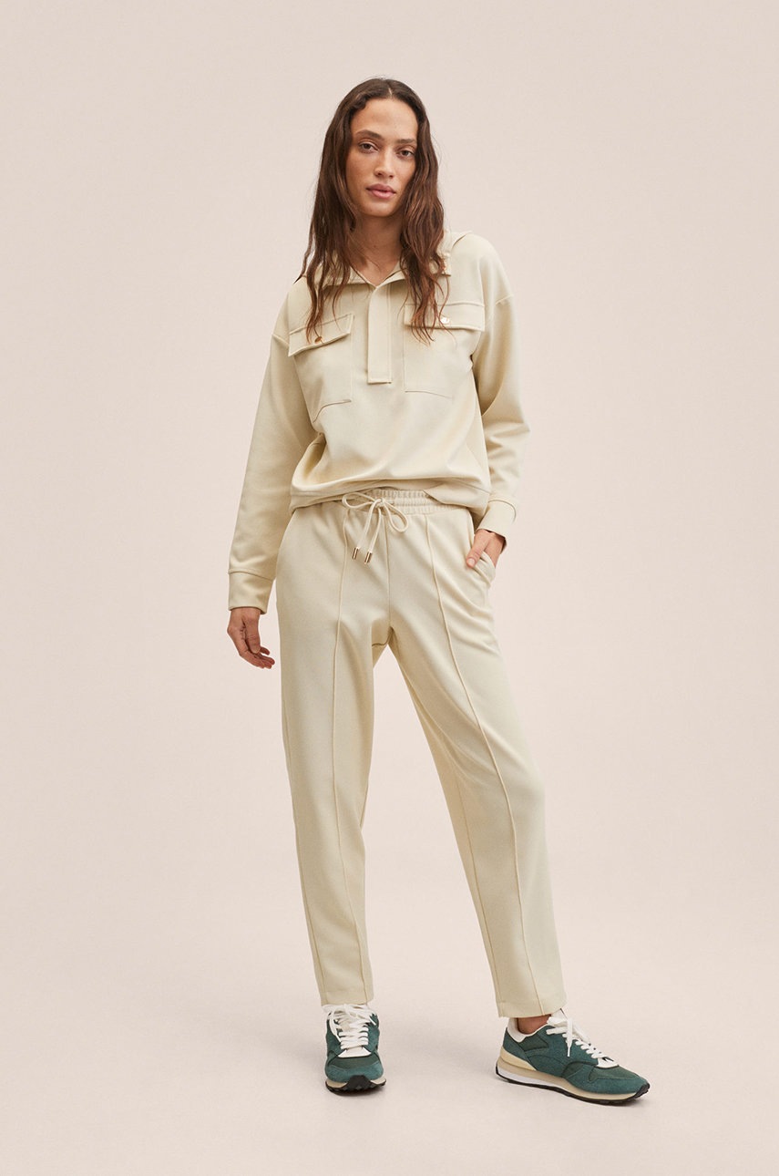 

Кофта Mango Florida2 жіноча колір бежевий однотонна