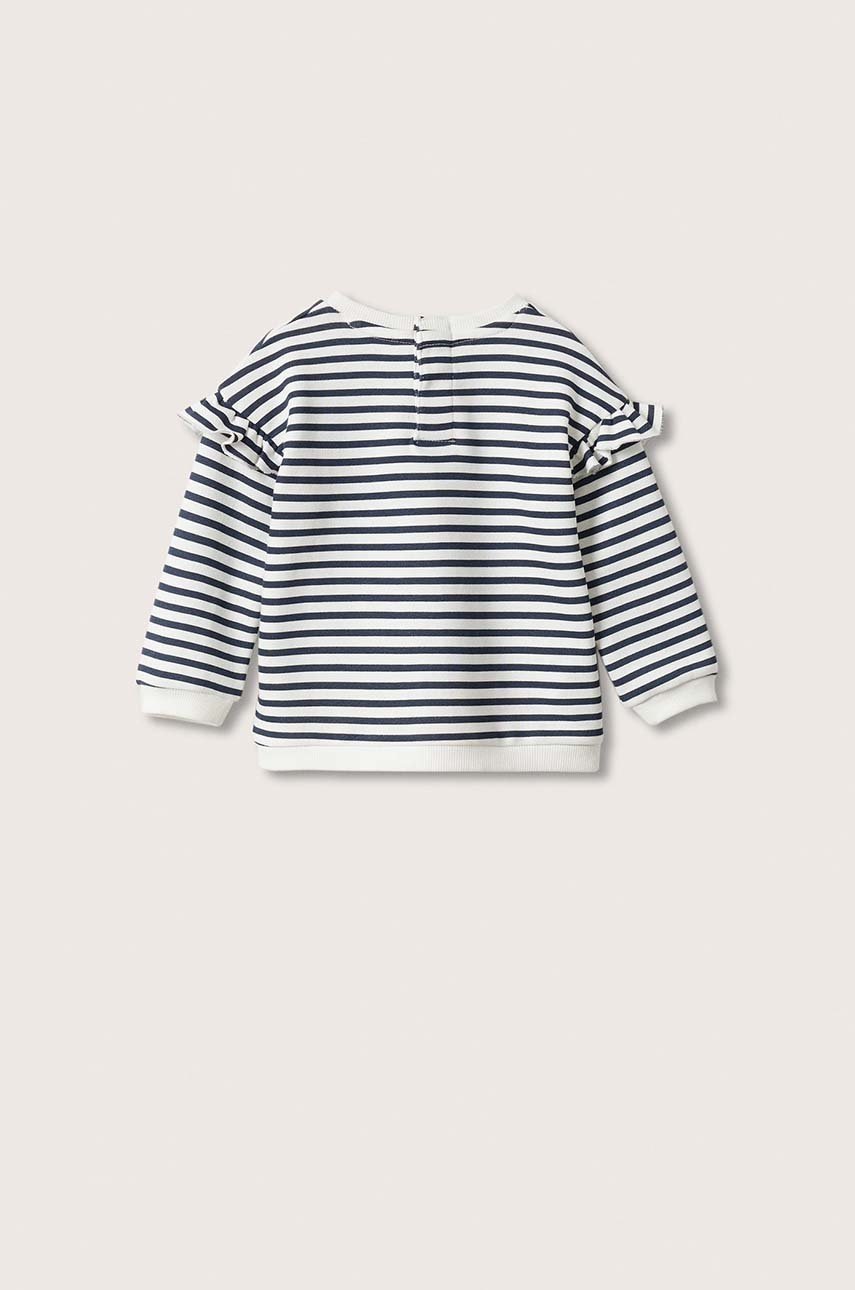 

Дитяча бавовняна кофта Mango Kids колір синій візерунок