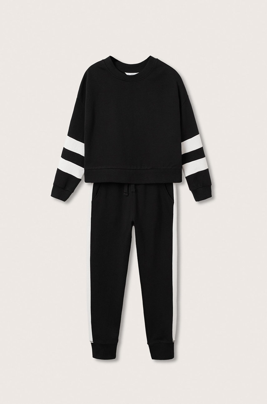 

Детски комплект Mango Kids в черно, Черен