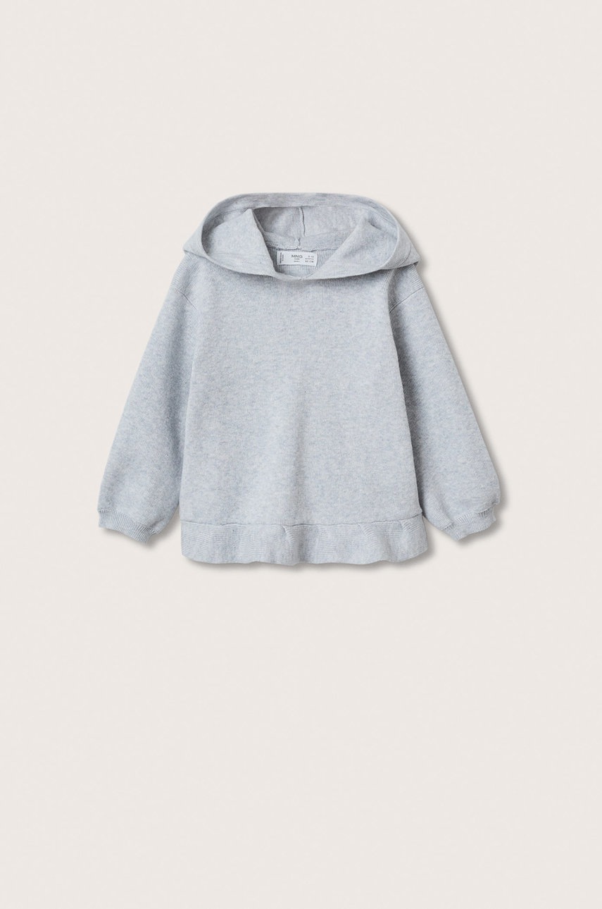 

Детски пуловер Mango Kids Maya в сиво, Сив