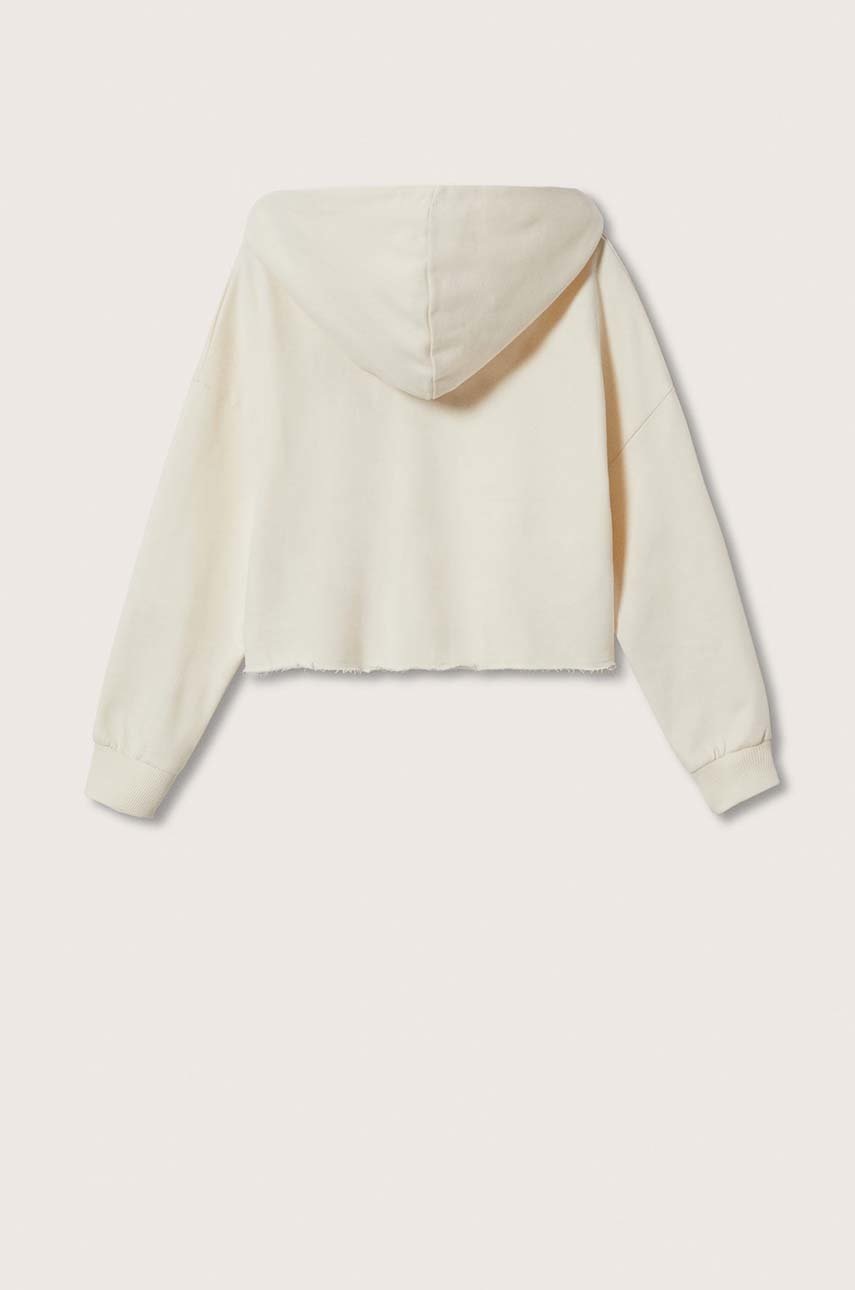 

Детская хлопковая кофта Mango Kids Joyful цвет бежевый с аппликацией