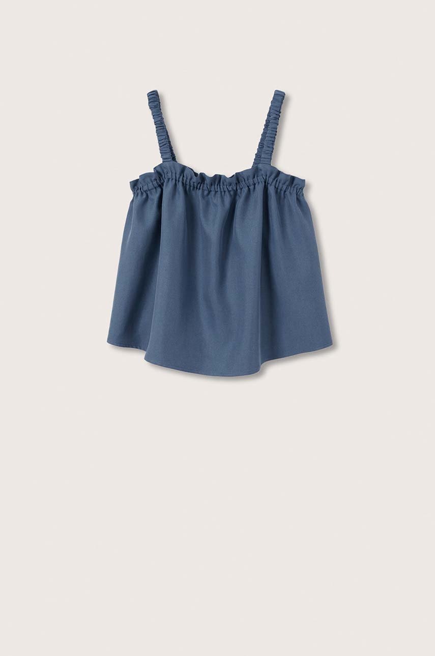 

Детска блуза Mango Kids Indigo, Син