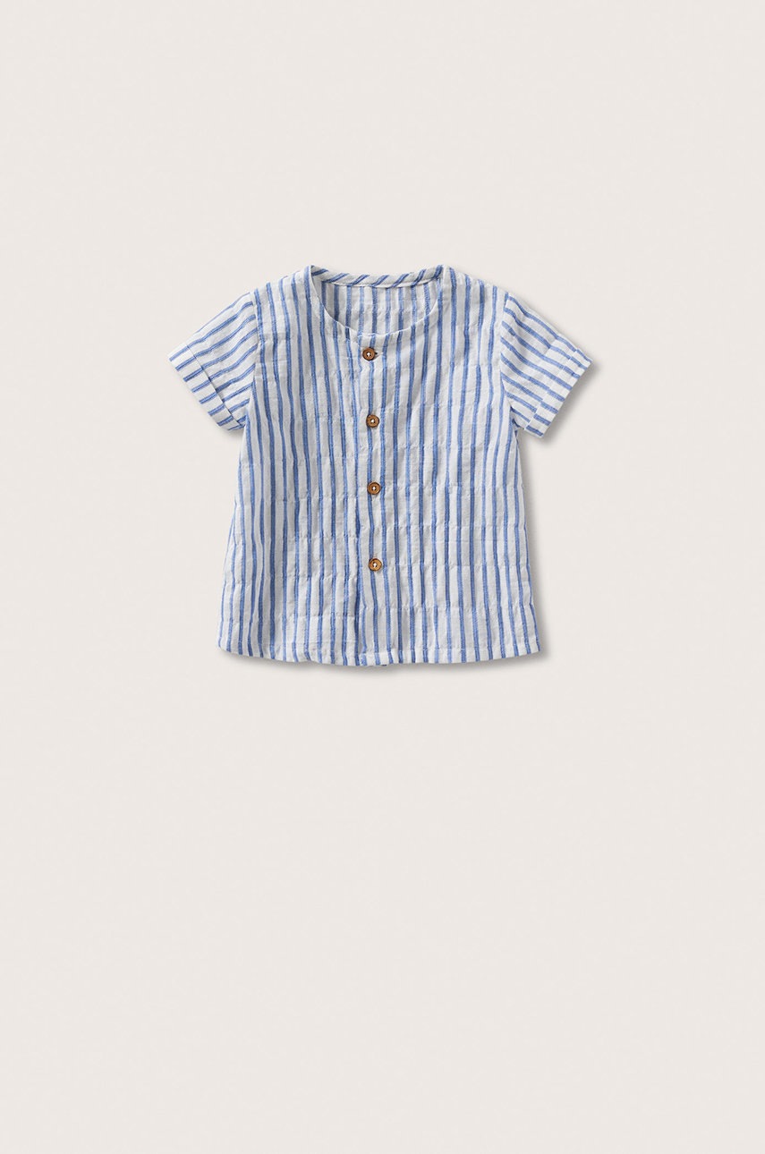 

Детска риза Mango Kids Mateo, Син