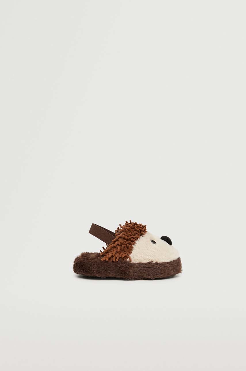 Mango Kids papuci copii elisab culoarea maro